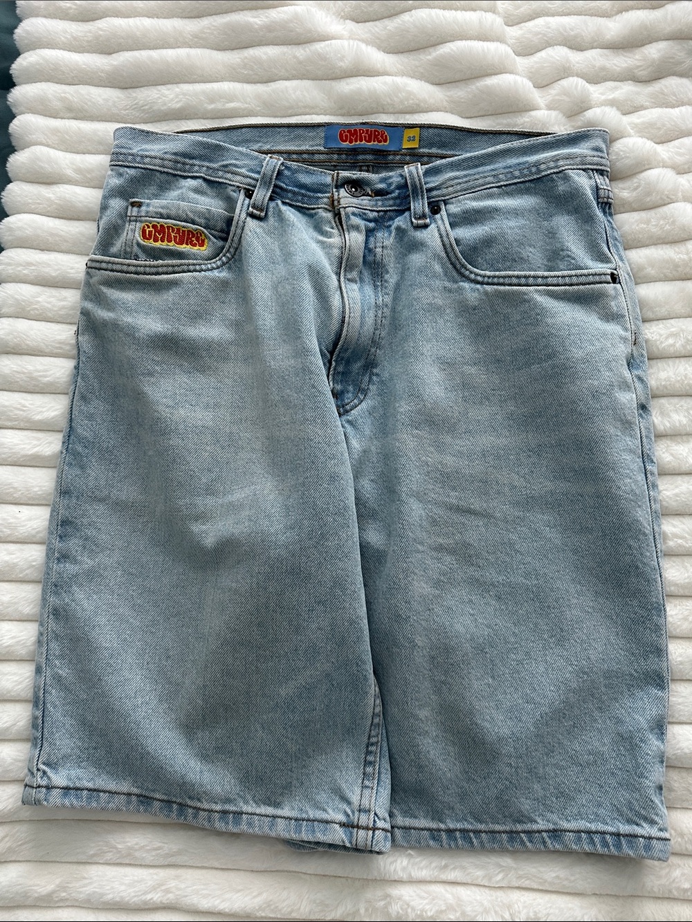 Empyre Light Wash Denim Men’s Shorts (Zumiez brand)